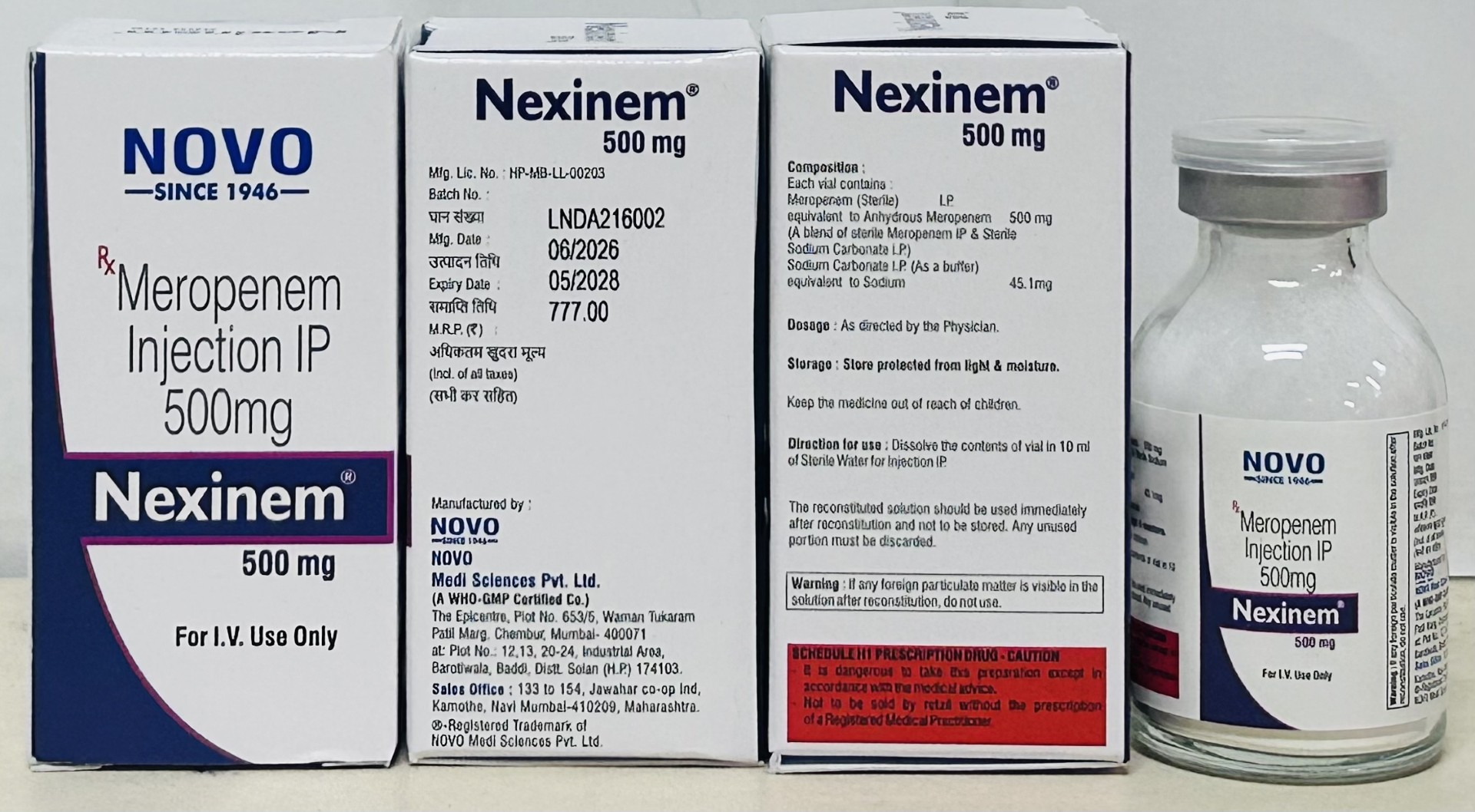 NEXINEM 500MG